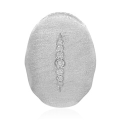 Ciondolo in argento con Diamante