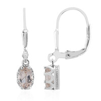 Orecchini in argento con Morganite