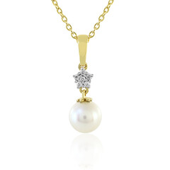 Collana in argento con Perla di Acqua Dolce