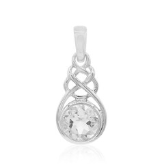 Ciondolo in argento con Topazio Bianco
