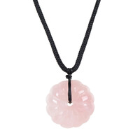 Collana con Quarzo Rosa