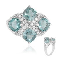 Anello in argento con Fluorite Esperanza