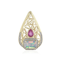 Ciondolo in oro con Opale di Welo (Ornaments by de Melo)