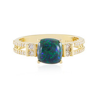 Anello in oro con Opale Matrice Andamooka (AMAYANI)