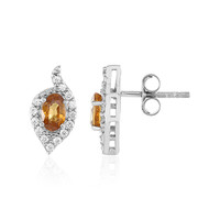 Orecchini in argento con Zircone Mandarino