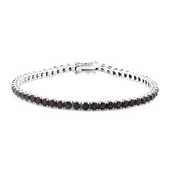 Bracciale in argento con Granato