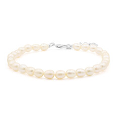 Bracciale in argento con Perla di Acqua Dolce (TPC)