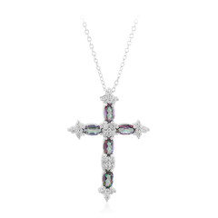 Collana in argento con Quarzo Mistico