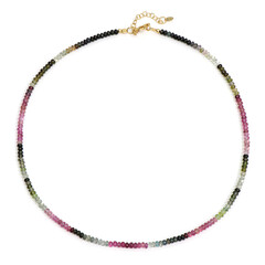 Collana in argento con Tormalina Neon del Brasile