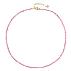 Collana in argento con Tormalina Rosa