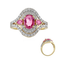 Anello in oro con Zaffiro Rosa (AMAYANI)