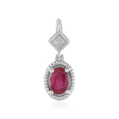 Ciondolo in argento con Rubino Bemainty