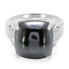 Anello in argento con Ematite