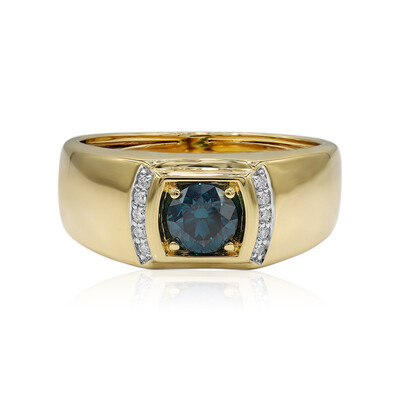 Anello in oro con Diamante Blu VS1 (Annette)