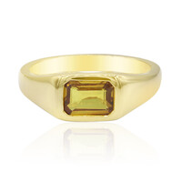 Anello in oro con Zaffiro Arancione Ban Ka Cha