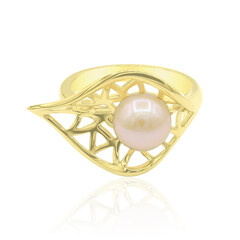 Anello in argento con Perla di Acqua Dolce (TPC)