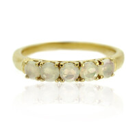 Anello in argento con Opale di Welo