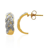 Orecchini in argento con Diamante I2 (I)