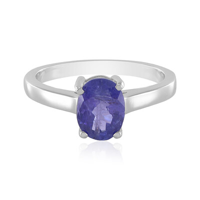 Anello in argento con Tanzanite
