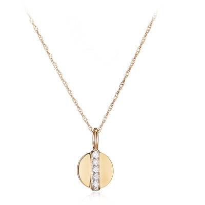 Collana in oro con Diamante I3 (I)