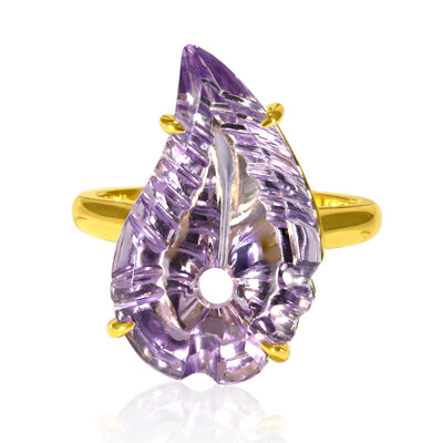 Anello in oro con Ametista Rose de France (Glenn Lehrer)