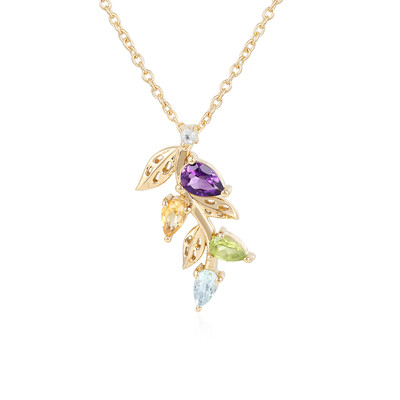 Collana in argento con Ametista Zambiana