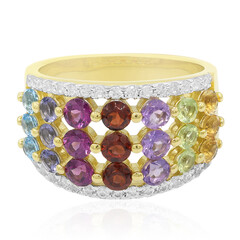 Anello in argento con Rodolite