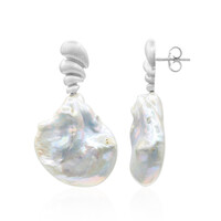 Orecchini in argento con Perla di Acqua Dolce (TPC)