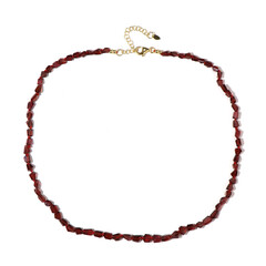 Collana in argento con Granato Mozambico (Adela Silber)
