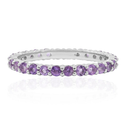 Anello in argento con Ametista (MONOSONO COLLECTION)