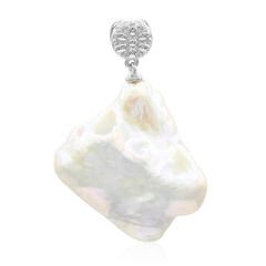 Ciondolo in argento con Perla di Acqua Dolce (TPC)