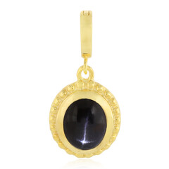 Ciondolo in argento con Diopside Stellato d'India