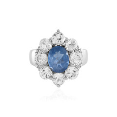 Anello in argento con Fluorite Cangiante