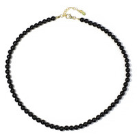 Collana in argento con Tormalina Nera