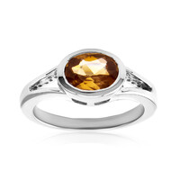 Anello in argento con Zircone Mandarino