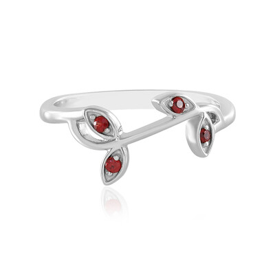 Anello in argento con Rubino Tanzania
