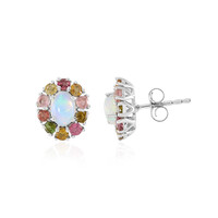 Orecchini in argento con Opale di Welo