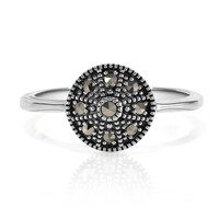 Anello in argento con Marcassite