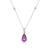 Collana in oro con Zaffiro Rosa (CIRARI)