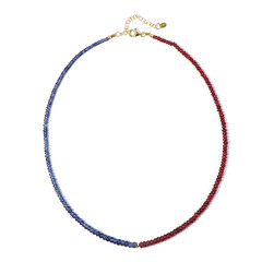 Collana in argento con Rubino