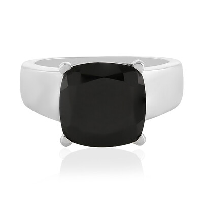 Anello in argento con Spinello Nero