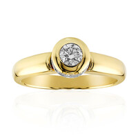 Anello in oro con Diamante IF (D)