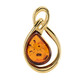 Ciondolo in argento con Ambra Baltica (dagen)