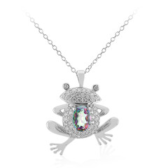 Collana in argento con Quarzo Mistico