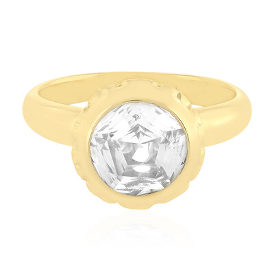 Anello in argento con Topazio Bianco