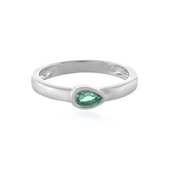 Anello in argento con Smeraldo Colombiano