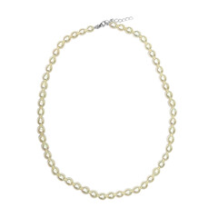 Collana in argento con Perla di Acqua Dolce (TPC)