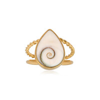 Anello in argento con Occhio di Shiva (Bali Barong)