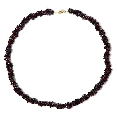 Collana in argento con Granato Mozambico