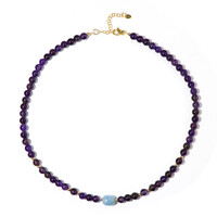Collana in argento con Acquamarina